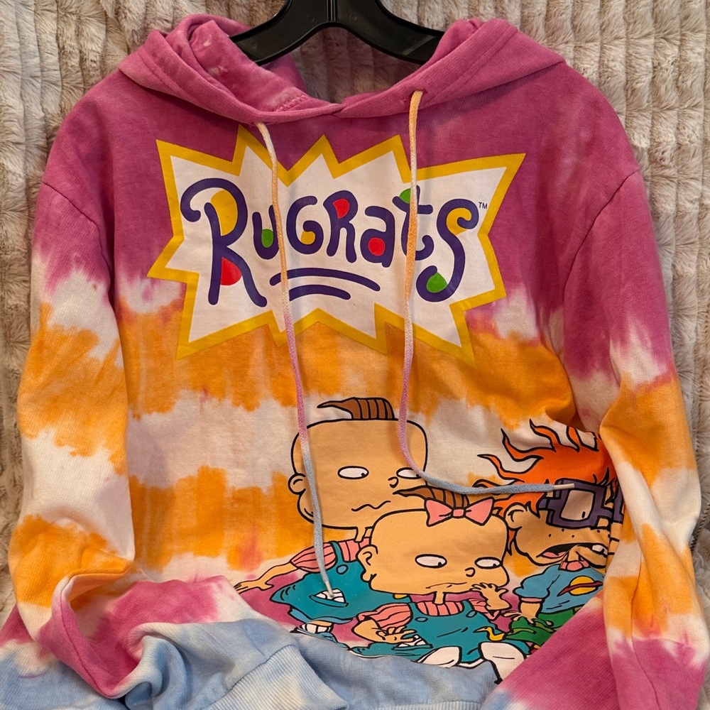 RUGRATS Tie-Dye Hooded Sweatshirt